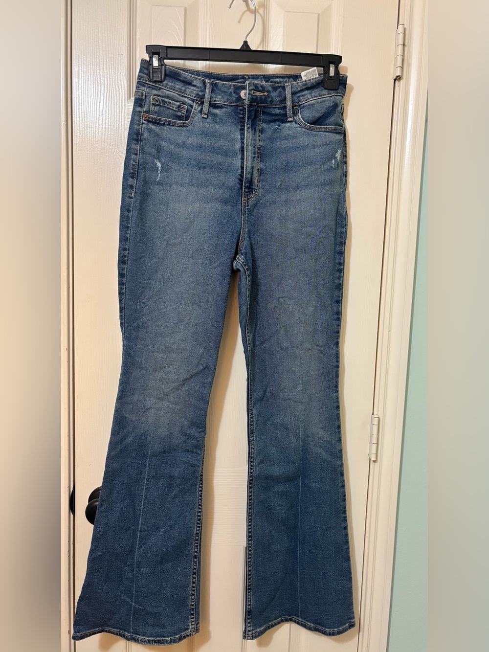 Old Navy Medium Blue Flare Jeans